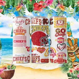 Kansas City Chiefs Retro In My Era Sublimation Tumbler Design