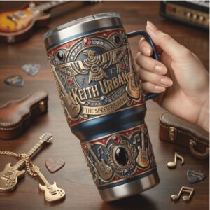 Keith Urban The Speed of Now Music Tour 40oz Custom Tumbler