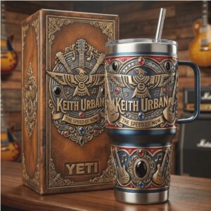 Keith Urban The Speed of Now Music Tour 40oz Custom Tumbler