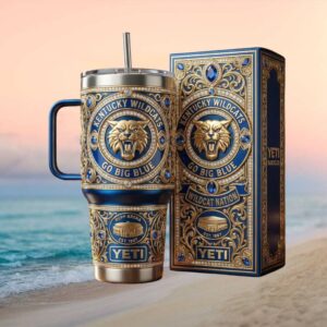 Kentucky Wildcats “Go Big Blue” 40oz Tumbler Rupp Arena Commemorative Edition
