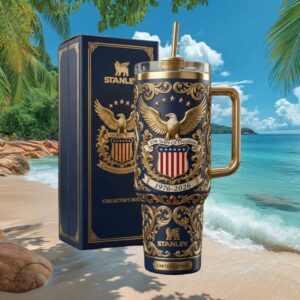 Limited Edition 250 Years of Freedom American Eagle 40oz Tumbler 1776 2026 Collector's Edition