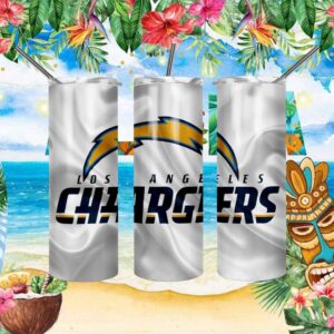 Los Angeles Chargers NFL Clean Satin Texture Team Logo Design