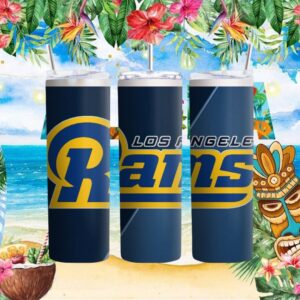 Los Angeles Rams Official Team Colors & Logo Skinny Tumbler