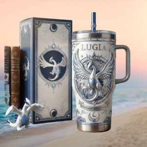 Lugia Legendary Pokémon Guardian of the Tides Luxury Tumbler