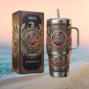 Lynyrd Skynyrd Free Bird 1973 Sweet Home Alabama 40oz Tumbler