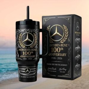 Mercedes Benz 100th Anniversary 1926 2026 Luxury Commemorative Tumbler