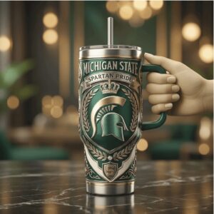 Michigan State Spartans Pride NCAA College Football Commemorative Tumbler