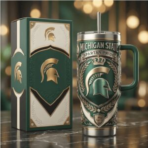 Michigan State Spartans Pride NCAA College Football Commemorative Tumbler