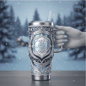 Milano Cortina 2026 Winter Games Official Logo 40oz Tumbler