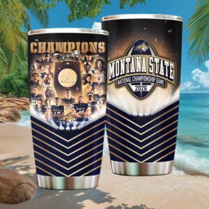 Montana State Bobcats 2026 NCAA Football National Champions Commemorative Tumbler