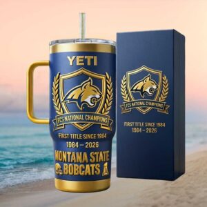 Montana State Bobcats FCS National Champions 1984 2026 Yeti Tumbler