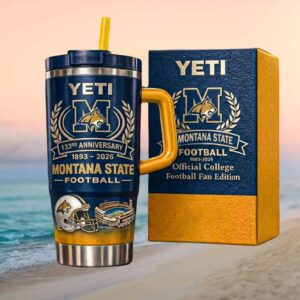Montana State Bobcats Football 133rd Anniversary 1893 2026 40oz Tumbler