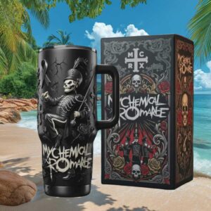 My Chemical Romance The Black Parade Skeleton 3D 40oz Tumbler