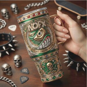 NOFX “Don't Call Me White” Punk Rock Elite Jeweled 40oz Tumbler