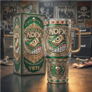 NOFX “Don't Call Me White” Punk Rock Elite Jeweled 40oz Tumbler