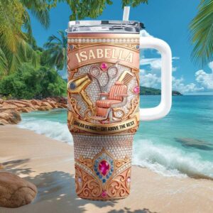 Personalized Hair Stylist Tumbler Shear Genius Barber Design with Custom Name