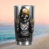 Miami Dolphins Go Fins Personalized Name & Number Travel Mug Miami Dolphins Go Fins Personalized Name & Number Travel Mug