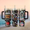 Custom Name New York Giants Skull Middle Finger Metal Tumbler Custom Name New York Giants Skull Middle Finger Metal Tumbler