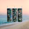 Philadelphia Eagles Winged Helmet & City Skyline Football Tumbler Philadelphia Eagles Winged Helmet & City Skyline Football Tumbler
