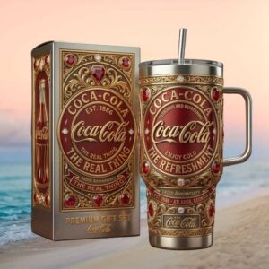 Philadelphia Phillies “Ring The Bell” Luxury Ruby & Gold Filigree Tumbler
