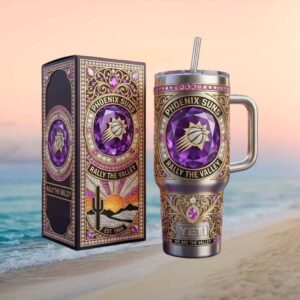 Phoenix Suns “Rally The Valley” NBA Crystal Fan Tumbler