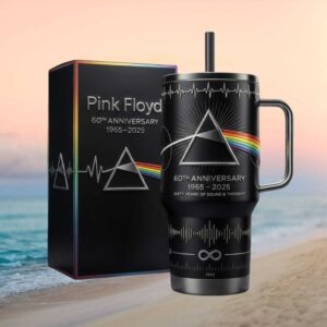 Pink Floyd 60th Anniversary 1965 2025 Dark Side of the Moon Collector Tumbler