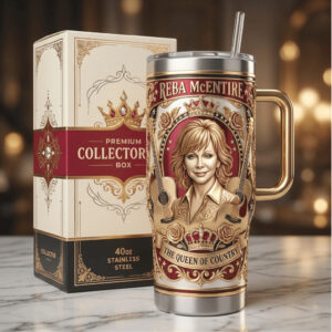 Reba McEntire “Queen of Country” Tribute 40oz Tumbler with Box
