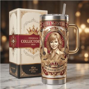 Reba McEntire “Queen of Country” Tribute 40oz Tumbler with Box
