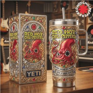 Red Hot Chili Peppers Blood Sugar Sex Magik 3D Embossed Tumbler