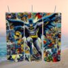 Retro Batman Comic Book Collage Skinny Tumbler Design Retro Batman Comic Book Collage Skinny Tumbler Design