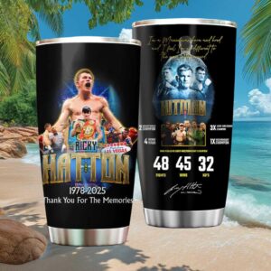 Ricky Hatton “The Hitman” Career Tribute 1978 2025 Boxing Legend Tumbler