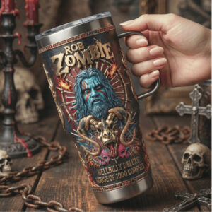 Rob Zombie Hellbilly Deluxe House of 1000 Corpses Horror 40oz Tumbler