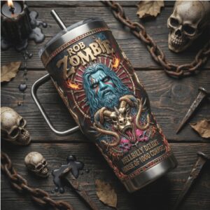Rob Zombie Hellbilly Deluxe House of 1000 Corpses Horror 40oz Tumbler