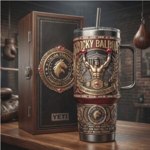 Rocky Balboa “Italian Stallion” 50th Anniversary 1976 2026 Commemorative Tumbler