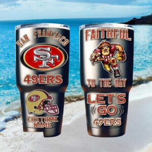 San Francisco 49ers Faithful To The Bay Personalized Fan Tumbler