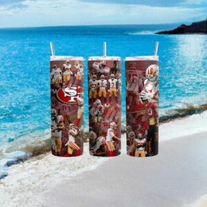 San Francisco 49ers Player Collage Sports Fan 20oz Tumbler
