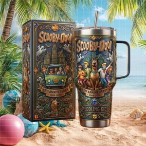 Scooby Doo 57th Anniversary 1969 2026 Mystery Machine Haunted House 40oz Tumbler