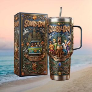 Scooby Doo 57th Anniversary Mystery Machine Haunted Mansion 40oz Tumbler