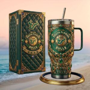 South Florida Bulls USF Luxury Engraved Tumbler The E.D.G.E. Collector Tumbler