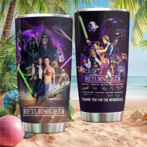 Star Wars Return of the Jedi Signature Edition Stainless STumblerl Tumbler Thank You For The Memories