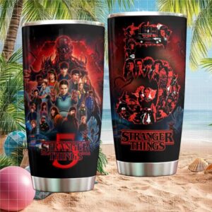 Stranger Things Season 5 Final Battle Poster Art Stainless STumblerl Tumbler