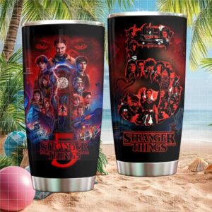 Stranger Things Season 5 One Last Adventure Character Montage Tumbler