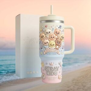 Stray Kids Anniversary Edition 2018 2026 K Pop SKZOO 40oz Tumbler