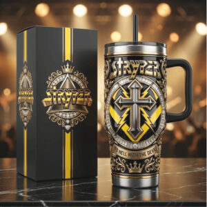 Stryper To Hell With The Devil Christian Metal Luxury 40oz Tumbler