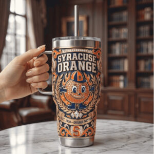 Syracuse Orange Legacy of Fire NCAA 40oz Tumbler Mascot Edition