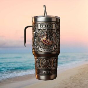 TOOL Band Lateralus 3D Engraved Yeti Tumbler Progressive Rock Collector's Drinkware