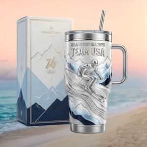 Team USA Milano Cortina 2026 Winter Olympics Skiing Collector Tumbler