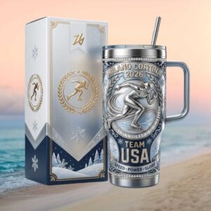 Team USA Speed Skating Milano Cortina 2026 Commemorative Tumbler