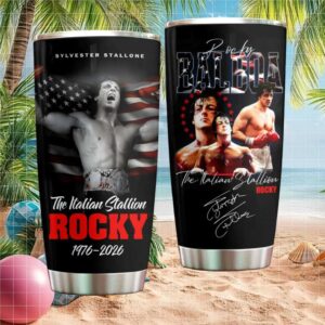 The Italian Stallion Rocky Balboa 1976 2026 50th Anniversary Stainless Tumbler