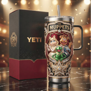 The Muppets 50th Anniversary Theater Stage 3D Sculpted Luxury Tumbler